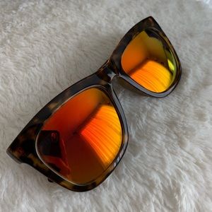 AgainsttheSun Tortoise Reflective Sunglasses